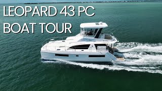 2016 Leopard 43 Power Catamaran For Sale  Yacht Tour amp Walkthrough [upl. by Lefkowitz]