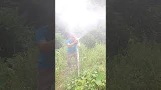 Install an adjustable atomizing nozzle for watering atomizing nozzle agricultural watering spr [upl. by Lyndon]