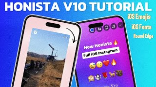 Honista V10 iPhone Story Settings  iOS Instagram On Android  Honista New Update Honista iOS Story [upl. by Merton924]