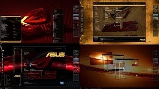 MUST SEE ASUS ROG WINDOWS 7 THEME [upl. by Eicaj]