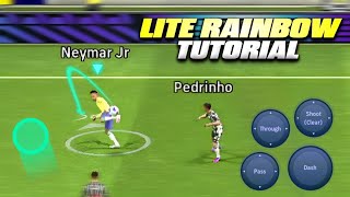 How to Do Lite Rainbow Flick in eFootball 2024 Mobile  Full Tutorial [upl. by Ogren]