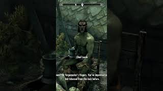 Skyrim Secret Choices you didnt know about Forgemasters Fingers skyrimgamers skyrimse [upl. by Nanda850]