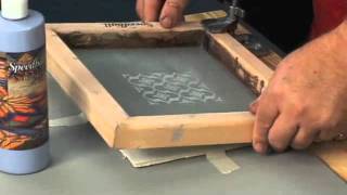 Screen Printing on Tiles [upl. by Ecinahc]