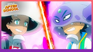 Ash VS Goh Rap Battle 🎤 Pokémon Ultimate Journeys  Netflix After School [upl. by Airda201]