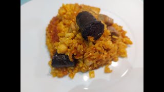 😋La mejor receta Española Arroz empedrado [upl. by Salas580]