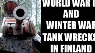 WW2 and Winter War Tank Relics in Finland [upl. by Menard57]