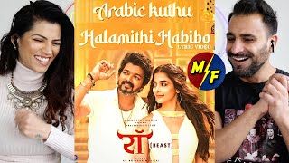 Halamithi Habibo Hindi Arabic Kuthu Lyric Video  Beast  Thalapathy Vijay  Anirudh  REACTION [upl. by Malinin]