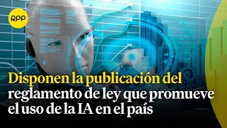 ¿Qué dice el reglamento de la ley que promueve el uso de la IA para el desarrollo del país [upl. by Clinton51]