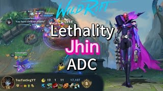 Wild Rift Jhin ADC  Full Gameplay  EU High ELO  Supervillain Jhin  Patch 50B [upl. by Ginni38]