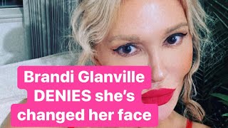 Brandi Glanville responds to the plastic surgery rumors [upl. by Ahseuqal]