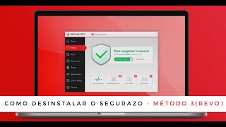 Como remover o Segurazo com o Revo Uninstaler [upl. by Enitnelav]