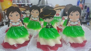 Gelatinas tricolor de adelitas fiestas patrias [upl. by Reube]