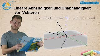 Lineare Abhängigkeit und Unabhängigkeit von Vektoren  Vektorrechnung Gymnasium StrandMathe  Wissen [upl. by Pammie]