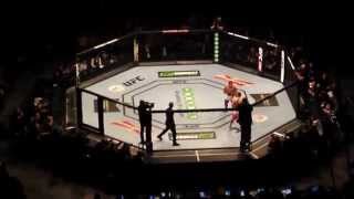 Marcin quotBOMBAquot Bandel vs Mairbek Taisumov UFC Stokholm 2014 [upl. by Ailaham]