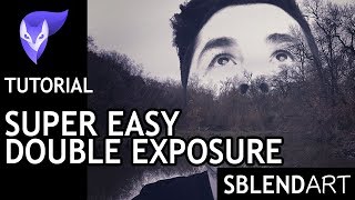 Photofox tutorial  easy dobule exposure [upl. by Atter250]