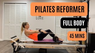 Intermediate Pilates Reformer Full Body 51 [upl. by Fidel527]