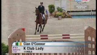 Cian OConnor IRL amp K Club Lady  Italian Nations Cup Rome ITA 2010 [upl. by Torrence]