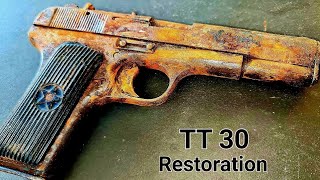 TT Tokarev CAL30 Bore Pistol Restoration [upl. by Porter]