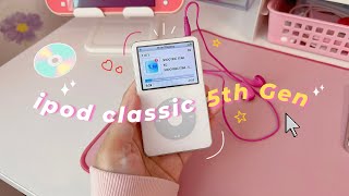 Unboxing iPod Classic 5th Gen in 2023 🤍✨ [upl. by Iman]