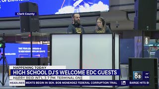 High school DJs welcome EDC guests to Las Vegas [upl. by Norby]