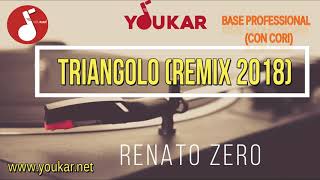 KARAOKE RENATO ZERO TRIANGOLO REMIX 2018 [upl. by Enitsed]