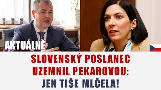 SLOVENSKÝ POSLANEC UZEMNIL PEKAROVOU JEN TIŠE MLČELA [upl. by Divad]