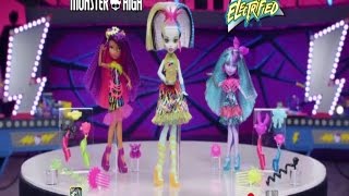 Monster High Electrified High Voltage Frankie Stein Commercial [upl. by Burbank758]