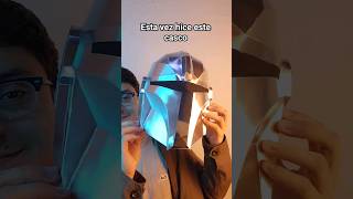 Casco Mandaloriano diy papercraft disfraz [upl. by Ashwell28]