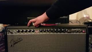 Fender Champion 100 Solid state 2X12 combo amp [upl. by Ahsieki963]