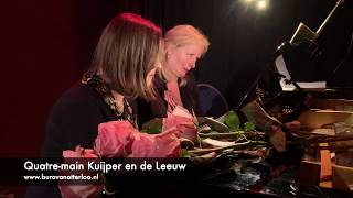 Quatre mains duo Kuijper en de Leeuw  quatre main piano concert [upl. by Yendic]