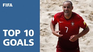 TOP 10 GOALS  FIFA Beach Soccer World Cup Portugal 2015 [upl. by Aloise]