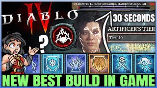 Diablo 4  New Best TRILLION DAMAGE Sorcerer Build  New Ice Spikes Combo  OP  Skills Gear Guide [upl. by Eletnahs]