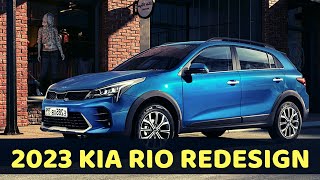 2023 Kia Rio 🚙 Facelift Redesign Changes Overview [upl. by Nesta]