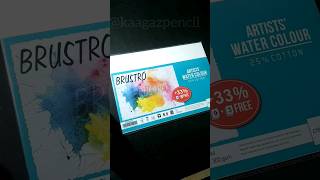 unboxing brustro 300 gsm watercolour paper for drawing  asmr video [upl. by Eberto]