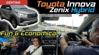 Toyota Innova Zenix Hybrid Genting Hillclimb  Future Genting Taxi  YS Khong Driving [upl. by Aronoel]