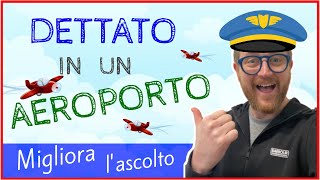 ✈️💥Esercizio di ascolto INGLESE DETTATO in ✈️AEROPORTO Riesci a capire [upl. by Toille]