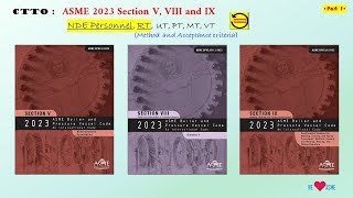 ASME BPVC 2023 Section V VIII and IX  Summary of changes Part 1  NDE personnel and RT [upl. by Veleda236]