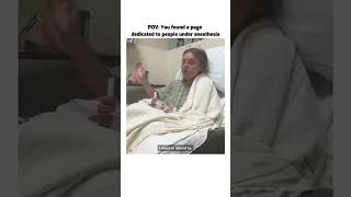 🔥 Check out People After Anesthesia  reels viral explore people anesthesia nurce medical [upl. by Boni]