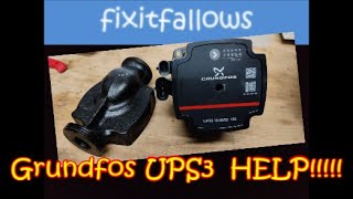 Grundfos UPS3 pump vs UPS  is it really as powerful Please help [upl. by Nrehtac750]