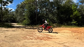 Top speed  2023 crf 250f [upl. by Odraner]