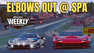 Weekly Race Challenge  Spa  iRacing  Ferrari 296 GT3  Podium Fight [upl. by Araht]