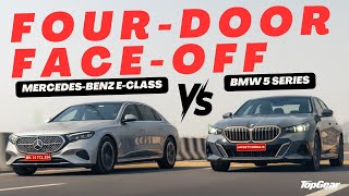 BMW 5 Series vs MercedesBenz EClass – The 2024 Luxe Saloon Showdown [upl. by Berman]