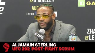 Aljamain Sterling UFC 292 Post Fight Interview [upl. by Aiekan]