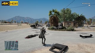 GTA 5 RDE 401 YoRHa vs Sheriff and 10 star escape [upl. by Zeculon50]