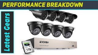 ZOSI 1080P Security Camera System Best Surveillance Solution in 2024 [upl. by Ruosnam]