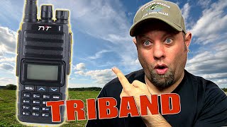 TYT TH350 TRIBAND Handheld Ham Radio  Includes 220MHz [upl. by Beichner903]