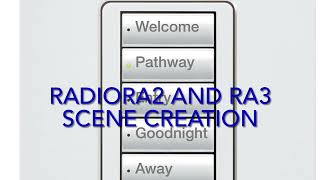 How to create a Lutron scene in Lutron Caseta or RA2 Select [upl. by Travis]