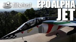 Flite Test  EPO Alpha Jet  REVIEW [upl. by Attesor]