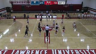 20 Ithaca 3 St Lawrence 0 volleyball [upl. by Ricki40]