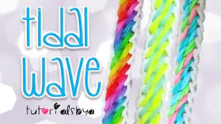 NEW Tidal Wave Rainbow Loom Bracelet Tutorial  How To [upl. by Heather770]